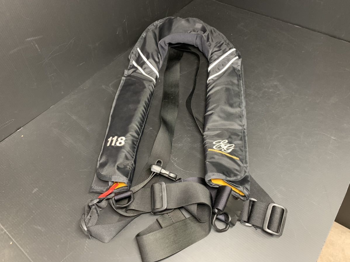 EG エバーグリーン インフレータブルライフジャケット 中古品 ウエア