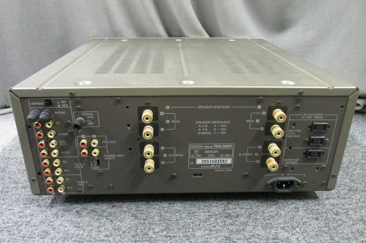 □DENON プリメインアンプ PMA-2000IV 中古 DENON PMA-2000 プリメイン