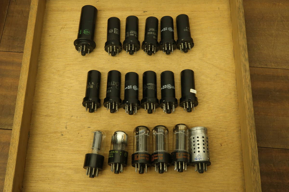 中古 真空管 RCA KEN-RAD GE SYLVANIA シルバニア 6F6 VT-66 6SN7