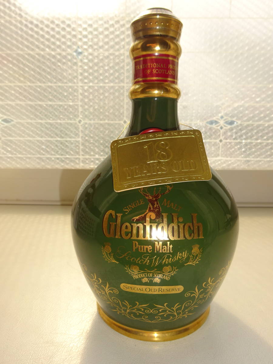 赤字超特価，送料無料 古酒 Gienfiddich グレンフィディック ピュアモルト 18YEARS OLD SPECIAL OLD RESERVE スコッチ(スコッチ)｜売買されたオークション情報、yahooの商品情報をアーカイブ公開 - オークファン スコッチ