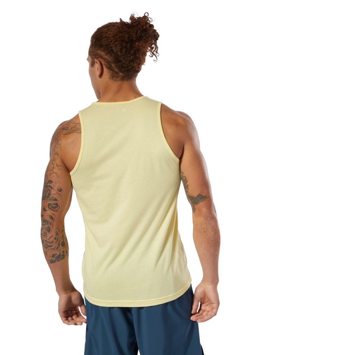 Reebok レスミルズ 【2019春夏】 レズミルズ メンズデュアルブレンド タンク Mサイズ 新品　【送料無料】_5