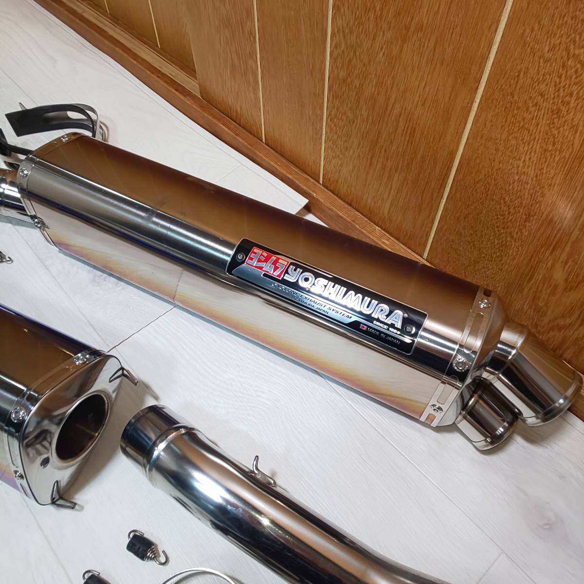 中古】 ハヤブサ (08-17年) ヨシムラ製 2エンド チタンブルー スリップ 