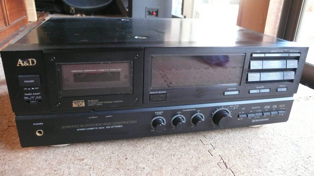 A&D カセットデッキ GX-Z7100EX GX-Z7100 ステレオカセットデッキ