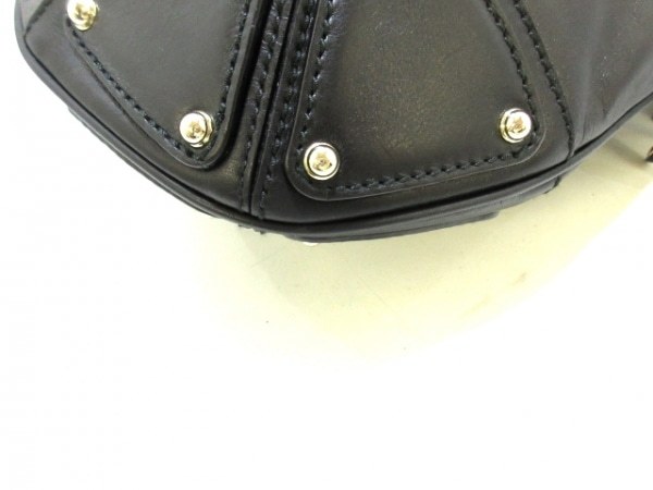 グッチ GUCCI ハンドバッグ 185566 - レザー 黒 タッセル/スタッズ 美品 バッグ レザー 0 GUCCI(グッチ) ベージュ×ブラウン 黒 2WAY