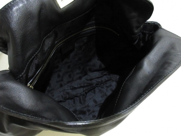 グッチ GUCCI ハンドバッグ 185566 - レザー 黒 タッセル/スタッズ 美品 バッグ レザー 0 GUCCI(グッチ) ベージュ×ブラウン 黒 2WAY
