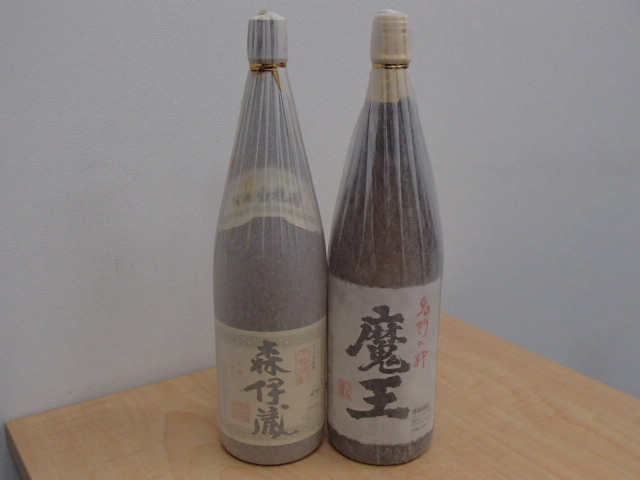 森伊蔵 魔王 1800ml 25度 2本セット 未開栓 A38541 未開栓⁄3本セット