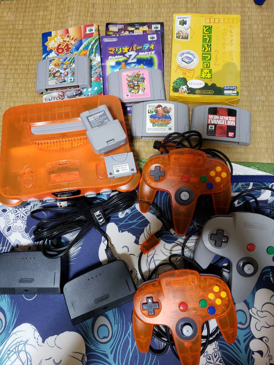 Nintendo 64 本体 エヴァ どう森 マリオ マリパ