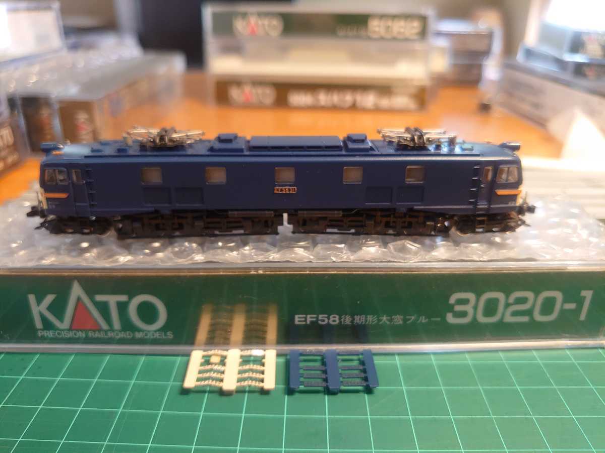  KATO EF58 後期大窓ブルー 3020-1 フライホイール搭載(電気機関車)｜売買されたオークション情報、yahooの商品情報をアーカイブ公開 - オークファン 電気機関車