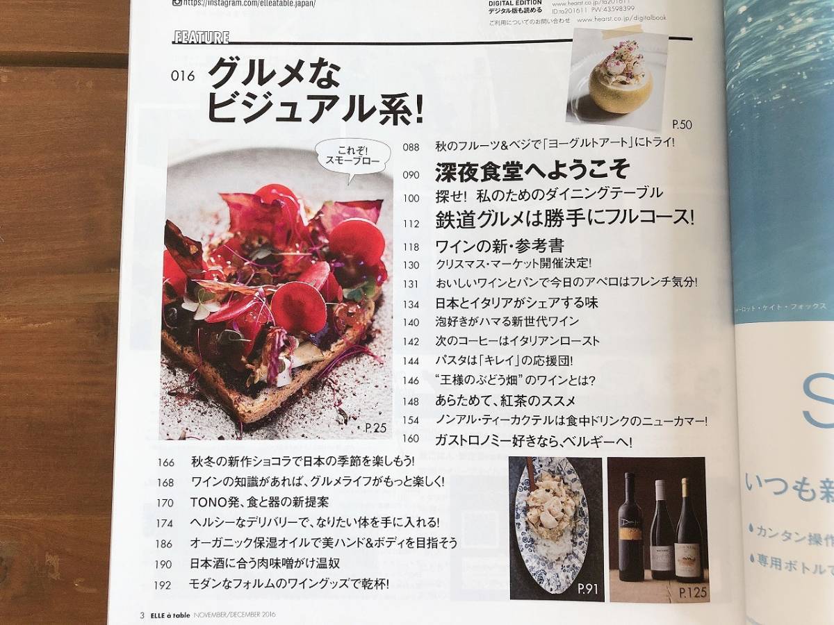 Elle Gourmet エル グルメ 16年11月号 フード雑誌 料理 レシピ本 付録付き 生活 料理誌 売買されたオークション情報 Yahooの商品情報をアーカイブ公開 オークファン Aucfan Com