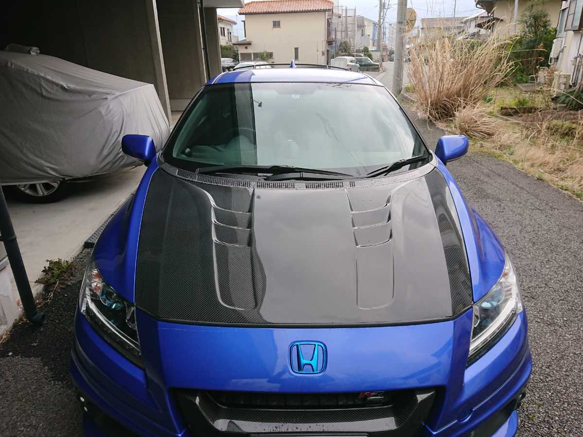 最終出品 CR-Z 用 M&Mホンダ カーボンボンネット ウレタンクリア塗装品