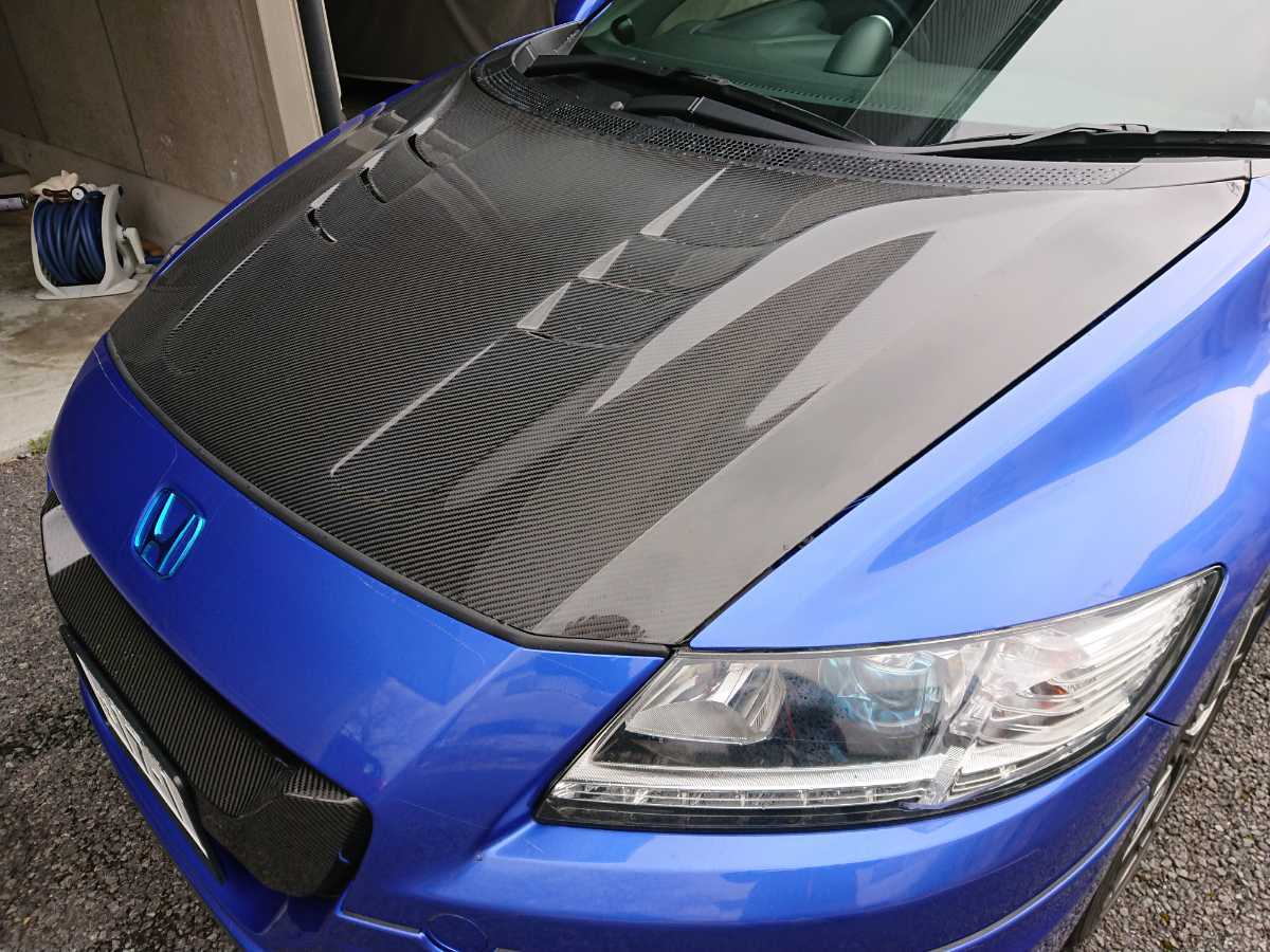 最終出品 CR-Z 用 M&Mホンダ カーボンボンネット ウレタンクリア塗装品