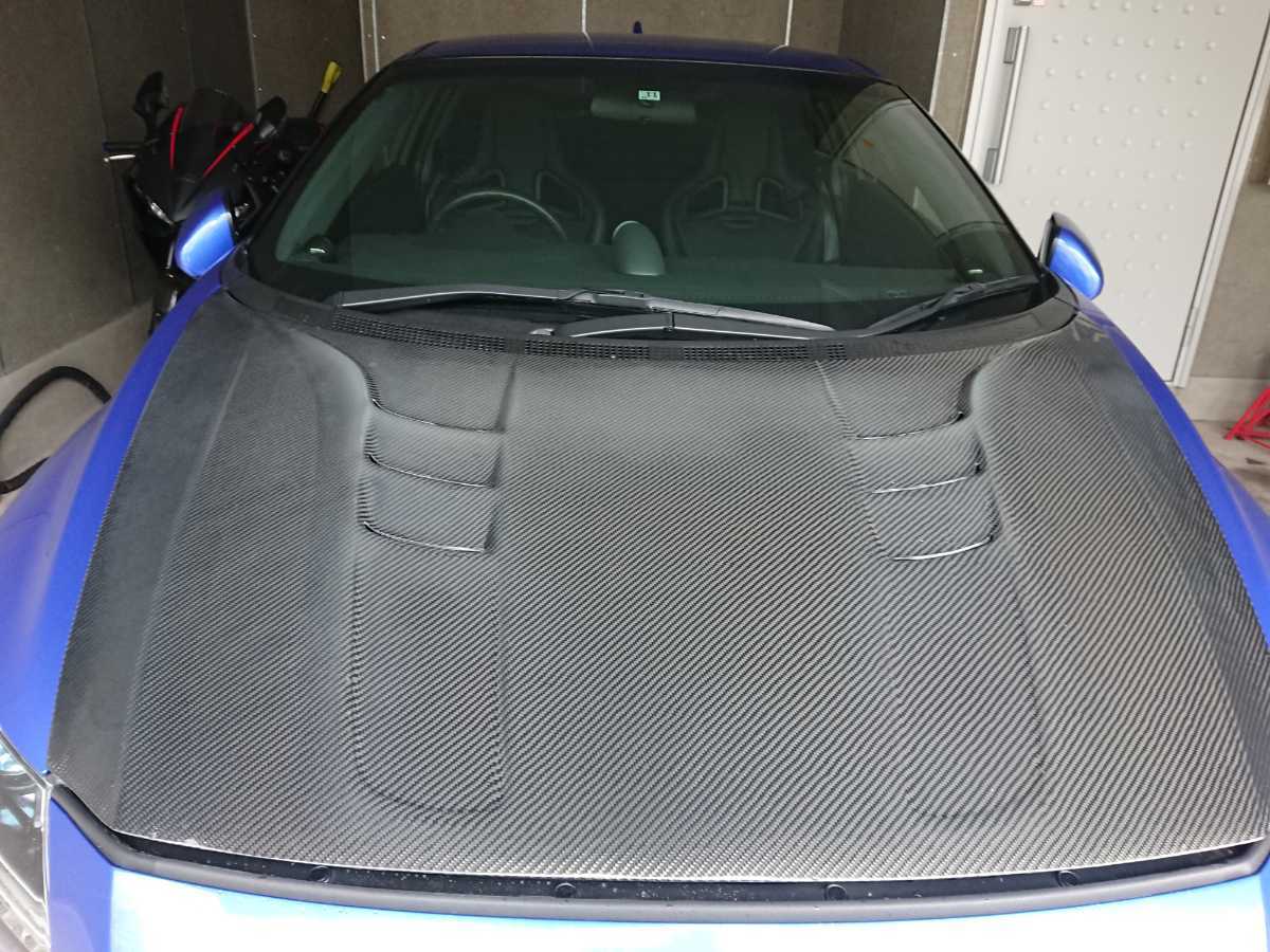 最終出品 CR-Z 用 M&Mホンダ カーボンボンネット ウレタンクリア塗装品