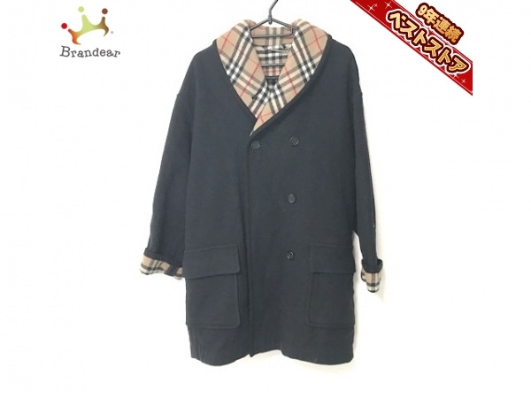  バーバリーズ Burberry's Pコート - 黒&times;ベージュ&times;マルチ メンズ 長袖/チェック柄/秋/冬 コート(XSサイズ以下)｜売買されたオークション情報、yahooの商品情報をアーカイブ公開 - オー 男性用