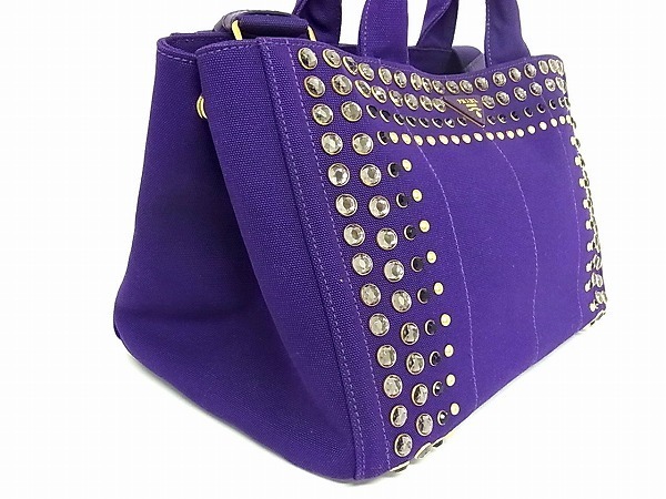1円 □新品□未使用□ PRADA プラダ B2642O カナパ キャンバス