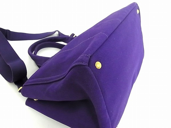 1円 □新品□未使用□ PRADA プラダ B2642O カナパ キャンバス
