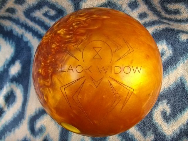 重さ6743グラム ブラックウィドー ボウリングボール 極美品 ハンマー製