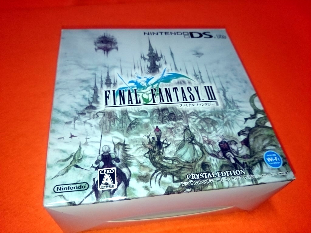DS Lite Nintendo Final III Fantasy Crystal Edition FF3 Console