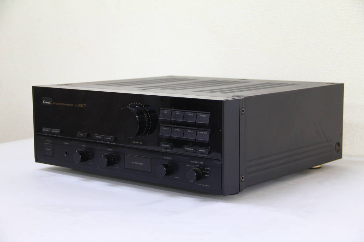 SANSUI サンスイ ステレオ プリメインアンプ AU-α607 中古 長期保管品