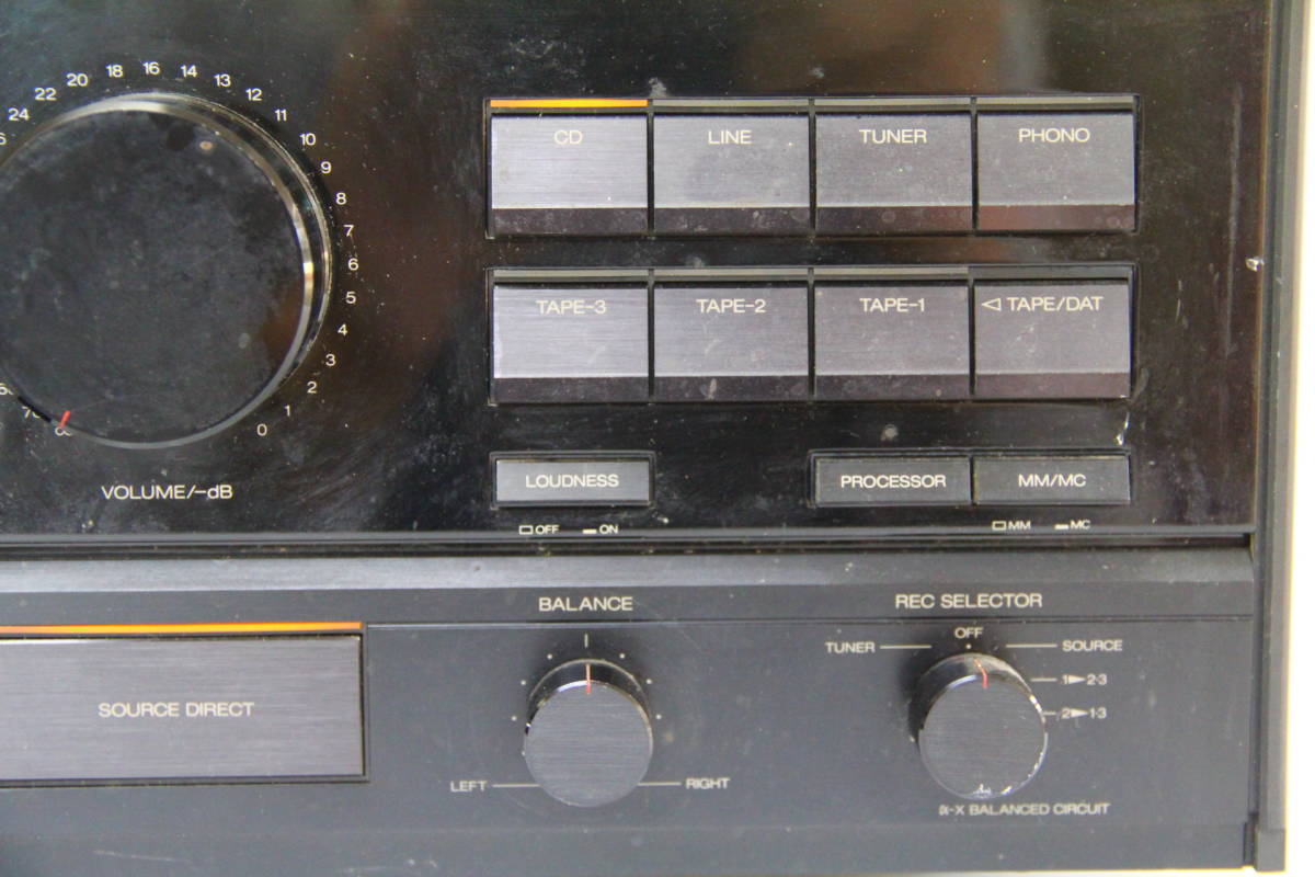 SANSUI サンスイ ステレオ プリメインアンプ AU-α607 中古 長期保管品