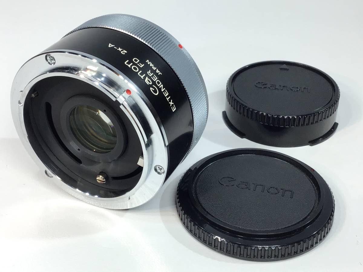 【中古・極美品】キャノン 一眼レフカメラ、2倍望遠用 エクステンダー FD 2x-A、ミラーレスデジタル一眼にオールドレンズが装着可能！