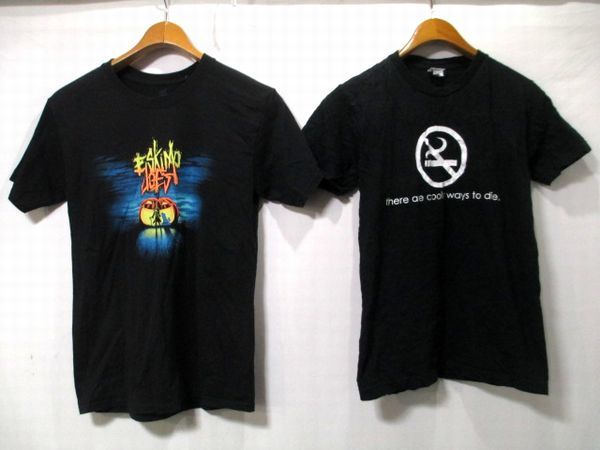 アメリカ輸入☆ブラック/黒 プリント Tシャツ 35枚セット☆古着卸