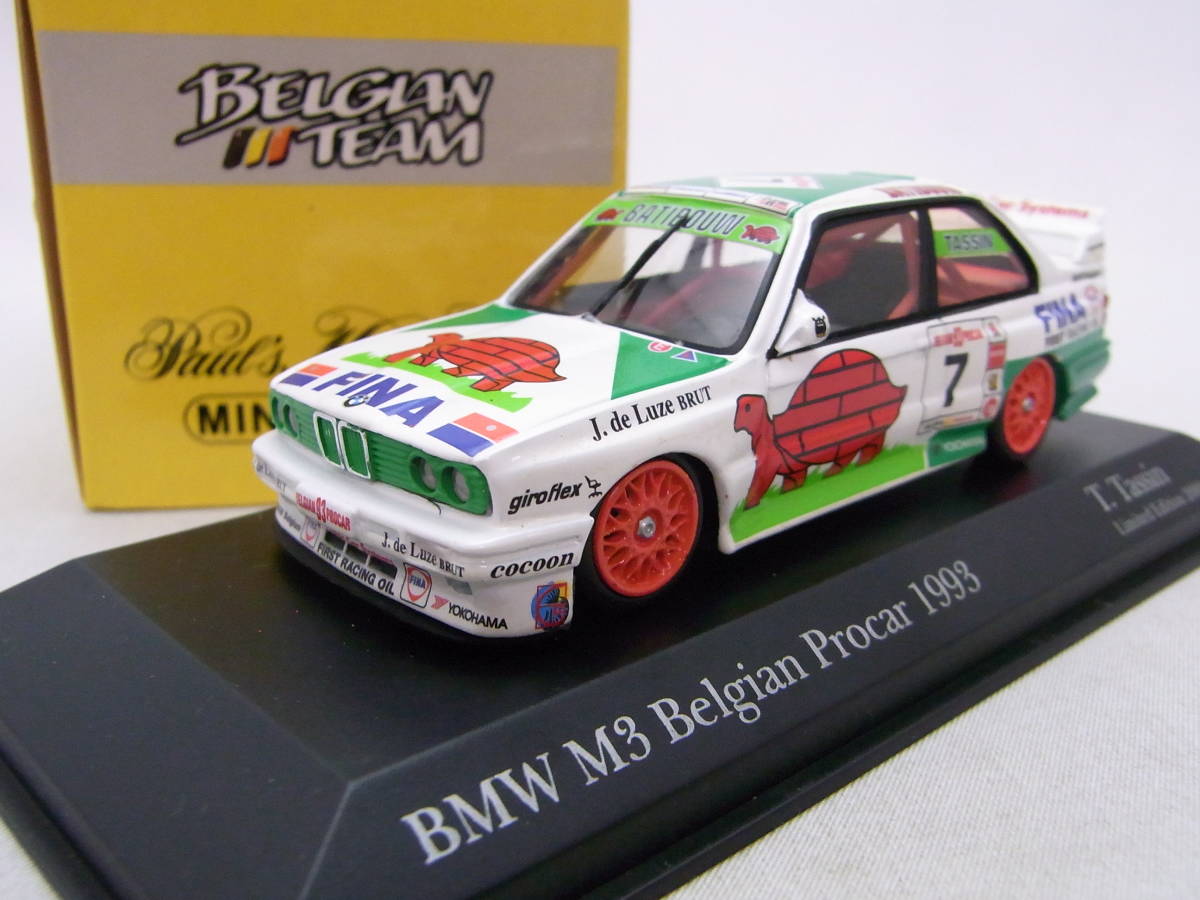 お買い得，2026 特注 限定モデル BMW M3 BELGIAN Procar 1993 T.Tassin 1/43 E30 434932007(レーシングカー)｜売買されたオークション情報、yahooの商品情報をアーカイブ公開 - オークファン レーシングカー