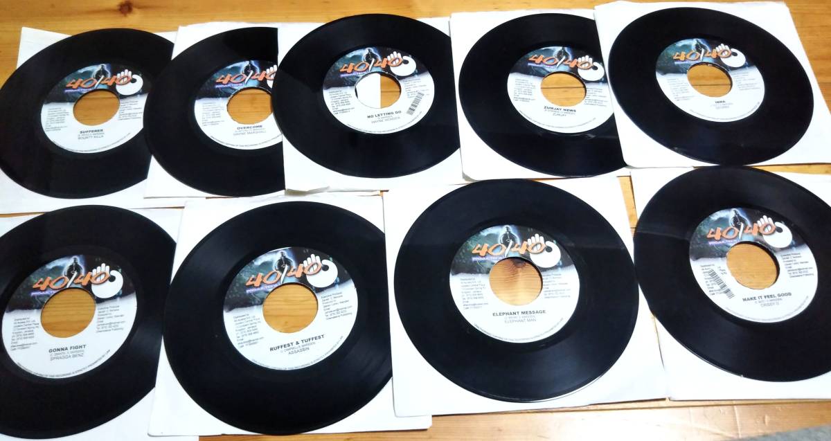 レゲエ reggae レコード 7インチ まとめ売り セット ビックチューン □01)【1円～・同梱不可】レゲエ EPレコード まとめて約160枚大量