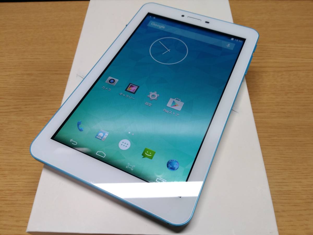 Colorfly G708　SIMフリー　ライトブルー