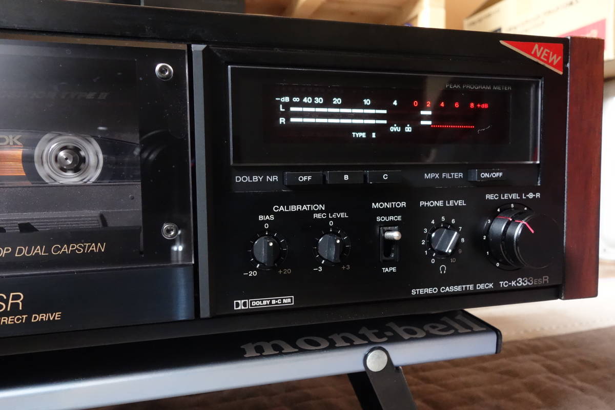 SONY ソニーカセットデッキ TC-K333ESR メンテした動作品ですが少し訳