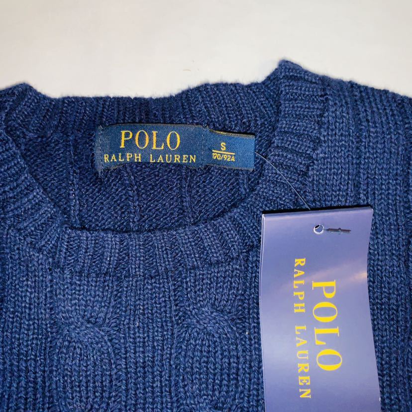 新品 POLO RALPH LAUREN ラルフローレン ニットセーター S 新品 POLO RALPH LAUREN ラルフローレン ニットセーター S