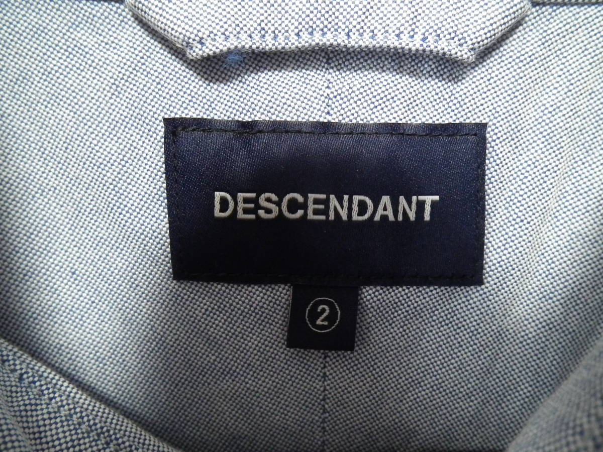 20SS DESCENDANT KENNEDYS B.D LS SHIRT FULL SIZE 2 ディセンダント 長袖 シャツ ブルー LS SHIRT B.D TWILL KENNEDY\u2019S Rokit