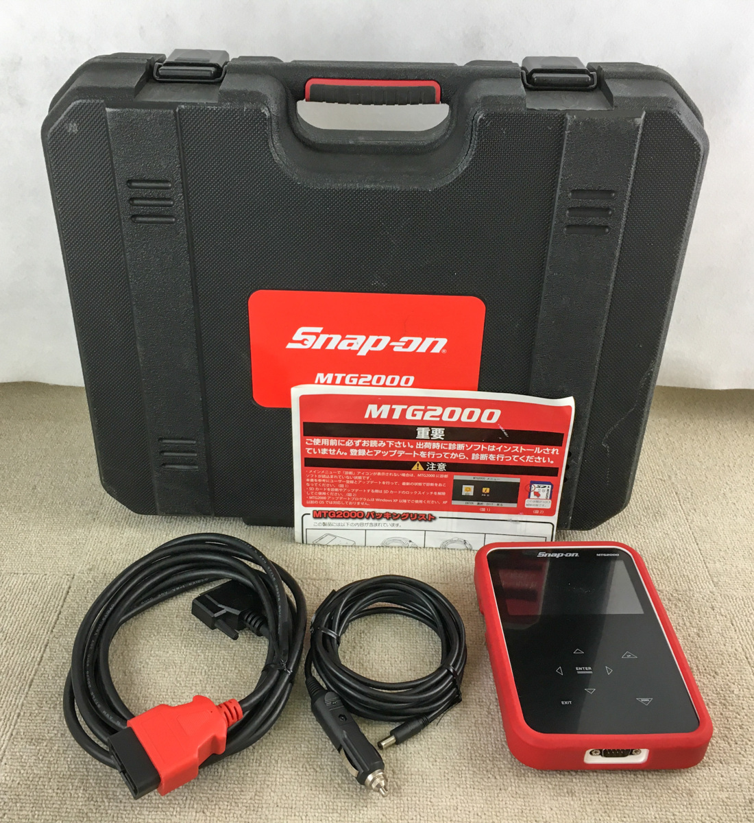 ☆ジャンク品☆自動車故障診断機 MTG2000 SNAP-ON スナップオン