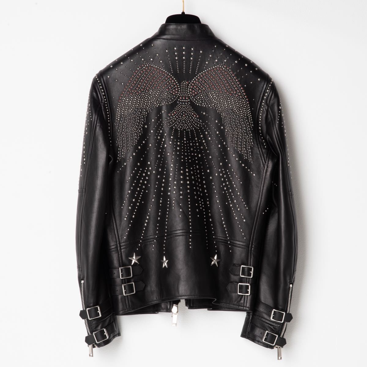 ヴァレンティノ VALENTINO スタッズ レザージャケット ライダースジャケット 44 XS バレンチノ メンズ supreme 80万 本物 正規品保証