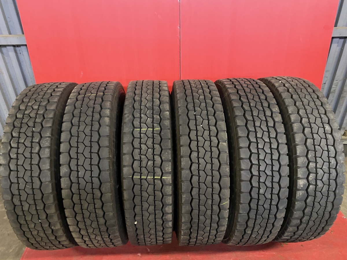 個人宅配送不可 ミックスタイヤ6本 225/90R17.5 DUNLOP DECTES SP670 