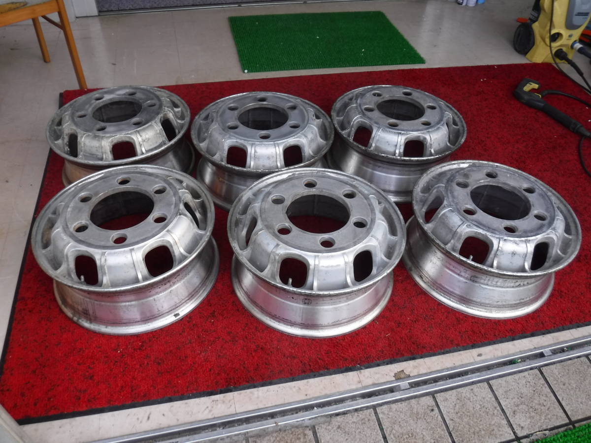 浅野孝義　アルコアTOPY製　4t車用アルミホイール 17.5×6.00 アルコア 17.5×6.00 2026年最新Yahoo!オークション アルミホイール