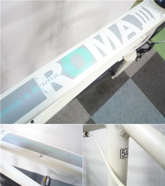 ビアンキ クロスバイク ( ) 0 ROMA3 ROMA BIANCHI ブルー ローマ ローマ3 アルミフレーム 700×38C 3×8 54cm 3が8万円に価格改定