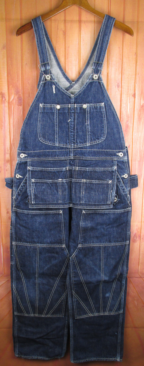 ALKHP11425 EVISU エヴィス エプロン付き デニム オーバーオール Fit