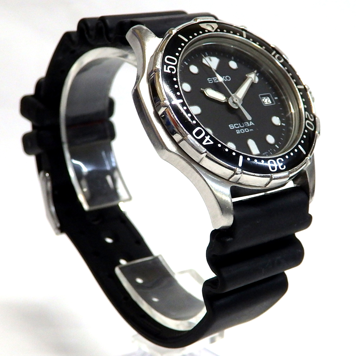 ブティック 稼働品 セイコー SEIKO SCUBA スキューバ 200M デイト 7N35 
