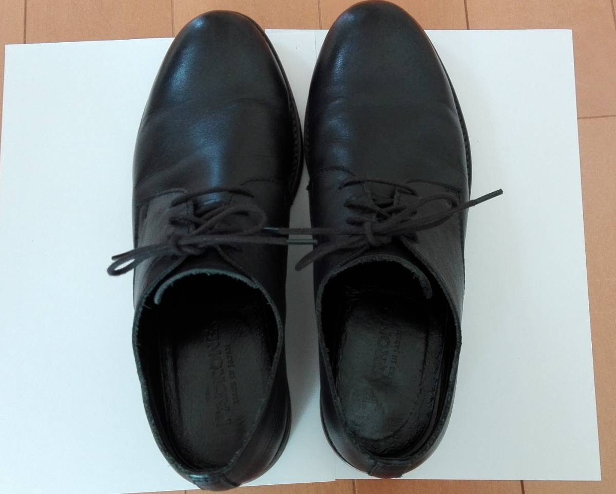 PADRONE パドローネ ダービープレーントゥ 41 黒 PADRONE パドローネ ダービープレーントゥ 41 黒