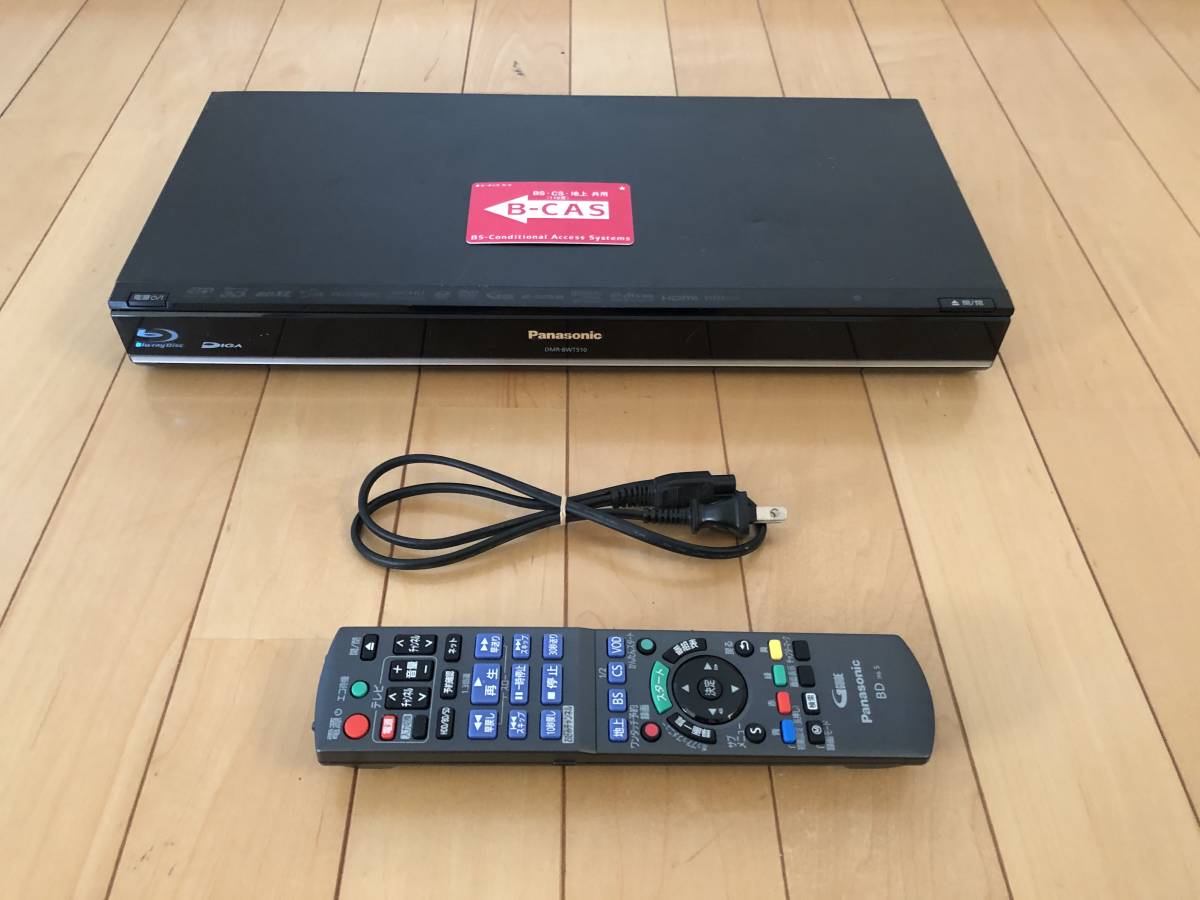 HDD:500GB⇒1TB換装済】☆ Panasonic DMR-BWT510 ブルーレイレコーダー