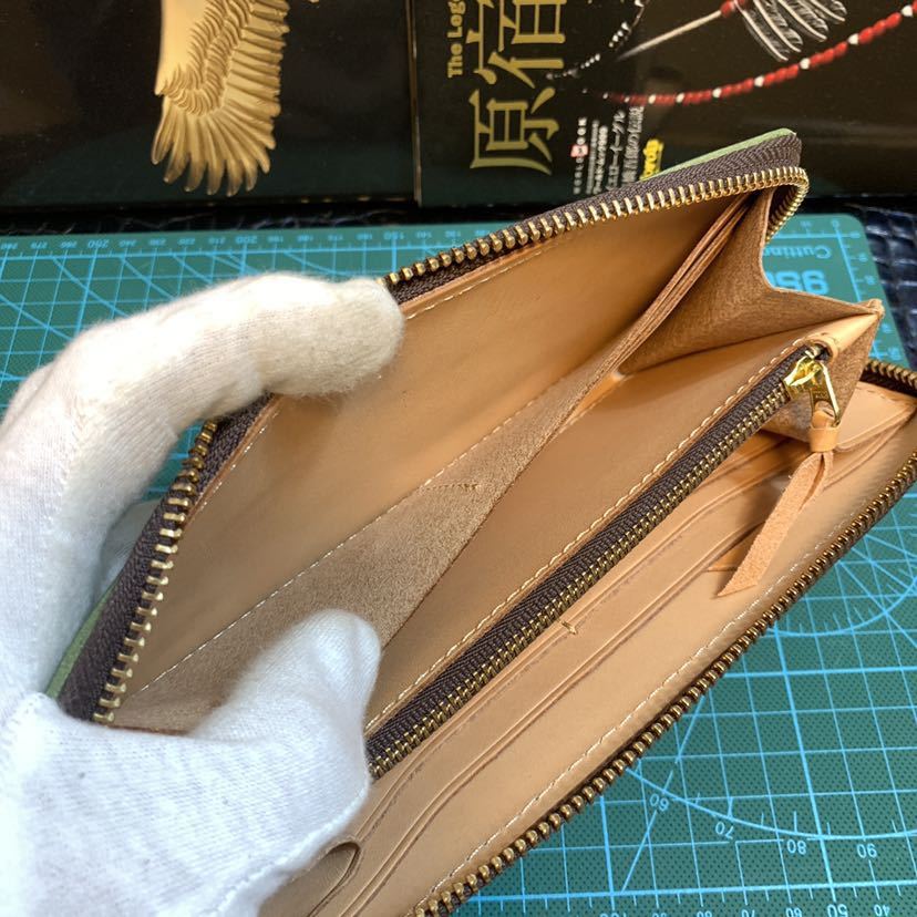 匠」 経年変化 【モスグリーン】 最高の贅沢 ブライドルレザー