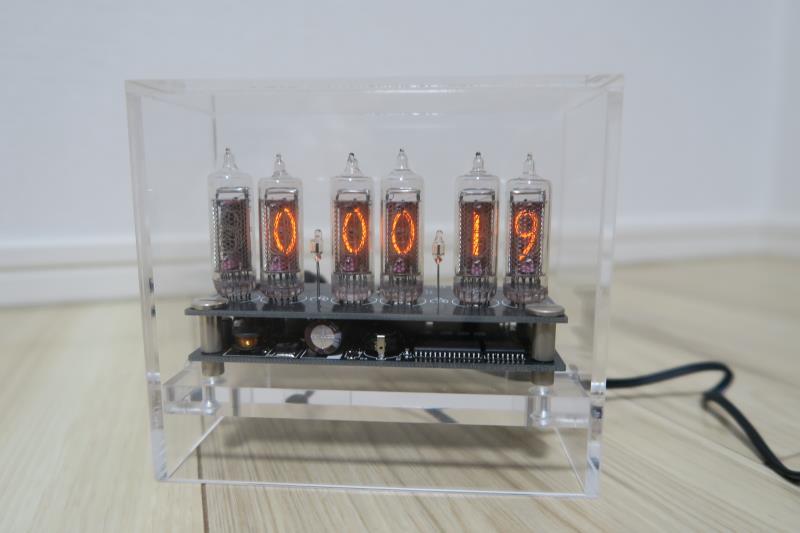 ニキシー管時計 【ジャンク】 ジャンクニキシー管時計