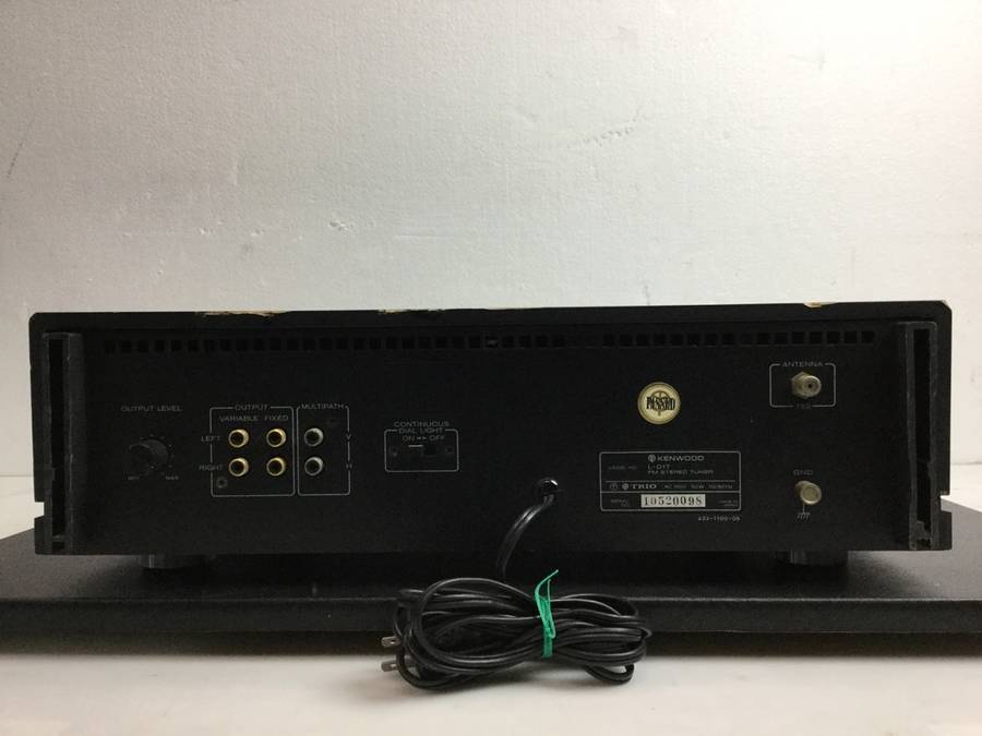 KENWOOD L-01T ケンウッド チューナー - 現状品 メルカリ L-01T現状