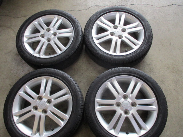 溝ありダンロップ☆165／55R15☆ダイハツ純正ホイール☆タント