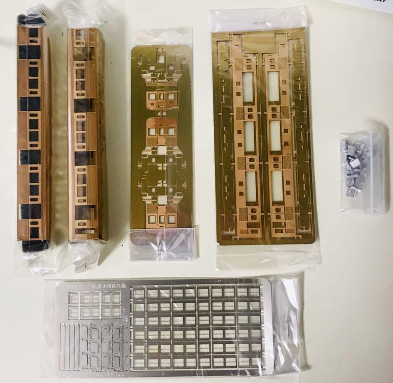 錦林車庫 営団地下鉄 5000系 非冷房 車体キット 基本3両+増結2両 計5両