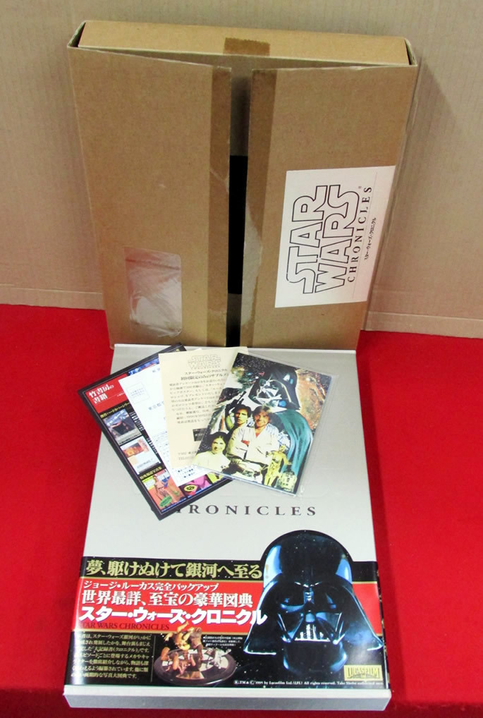 スター・ウォーズ・クロニクル 　(日本語) 　大型本　竹書房　豪華写真大図典　定価2万円　No.4689　付録ポストカード付　美本