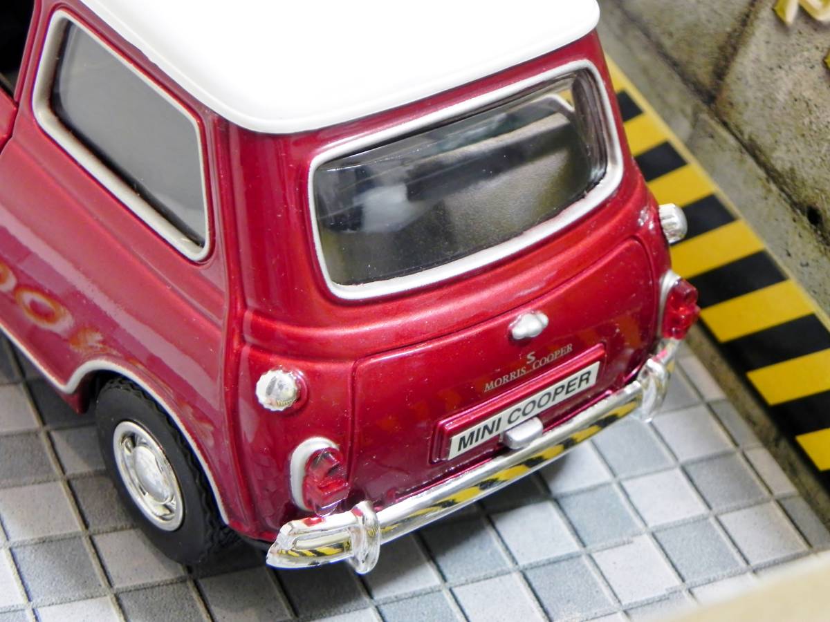 モーターマックス 1/18 モーリス ミニクーパー 1275S ワインレッド