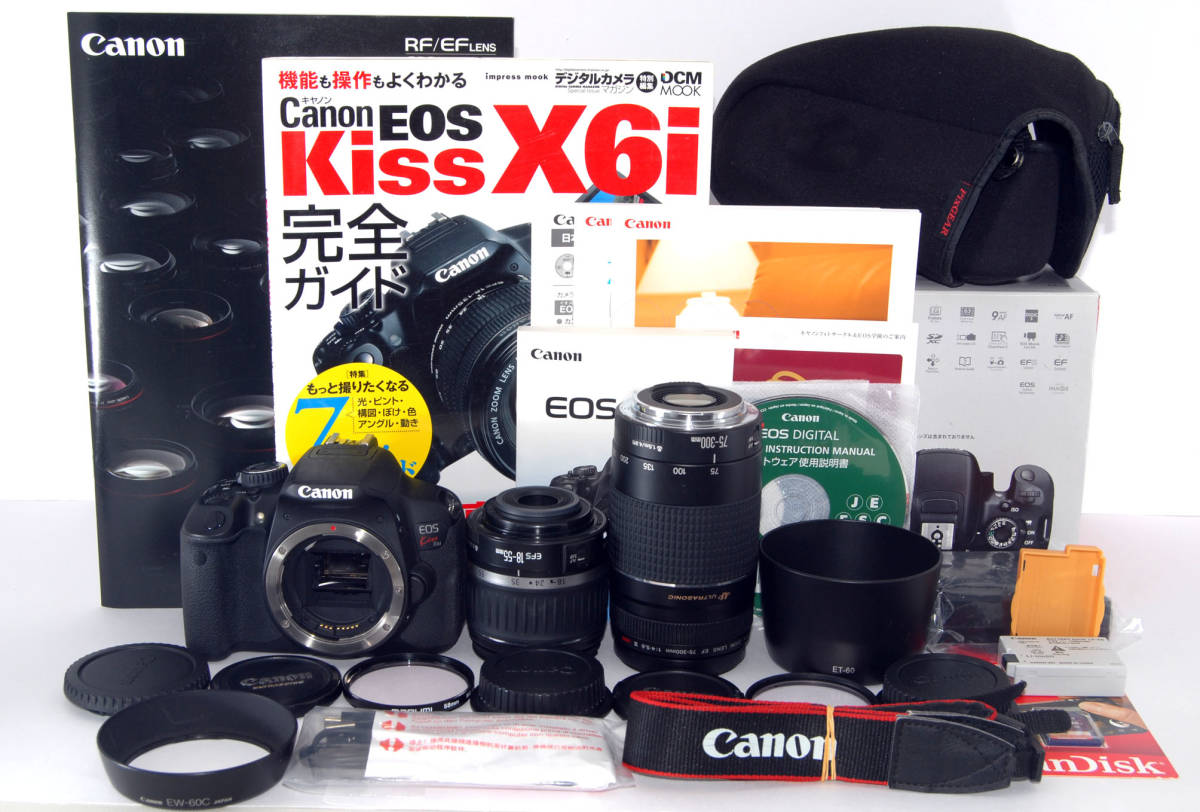 ❁初心者におすすめ❁Canon EOS KISS X6i レンズキット EOS キヤノン