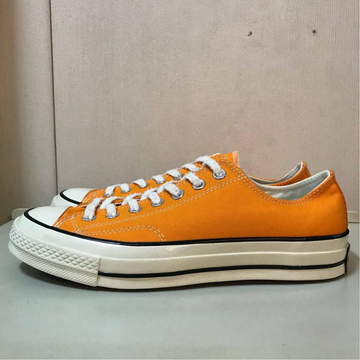 US企画 新品 コンバース オールスター チャックテイラー CONVERSE CT70 オレンジ色 US8.5 27cm