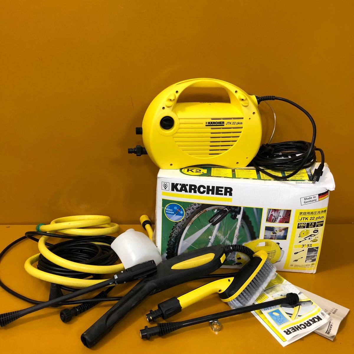  KARCHER／ケルヒャー 家庭用高圧洗浄機 JTK 22 PLUS み(高圧洗浄機)｜売買されたオークション情報、yahooの商品情報をアーカイブ公開 - オークファン 高圧洗浄機